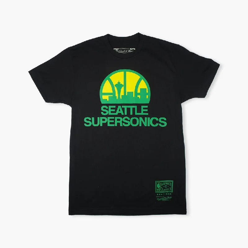 Don’t Miss Out Seattle SuperSonics Black Skyline Logo Premium T-Shirt