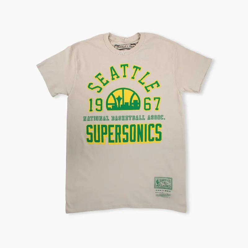 Price Meltdown Seattle SuperSonics Est. 1967 Khaki T-Shirt
