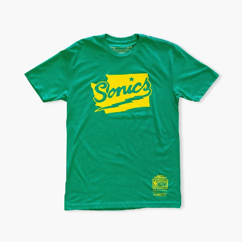 Super Sale Seattle SuperSonics State Shape T-Shirt