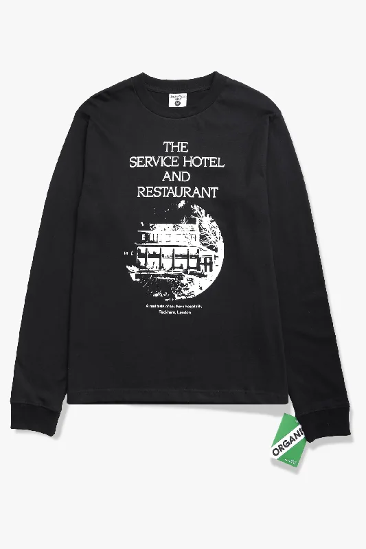 Bargain Prices Service Works - Hotel Long Sleeve Tee - Black