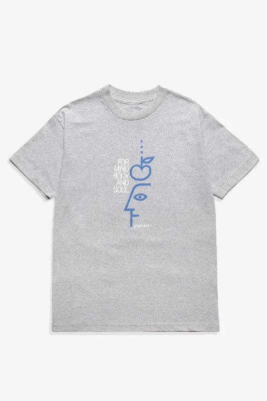 Early Bird Discount Service Works - Mind, Body and Soul Tee - Ash