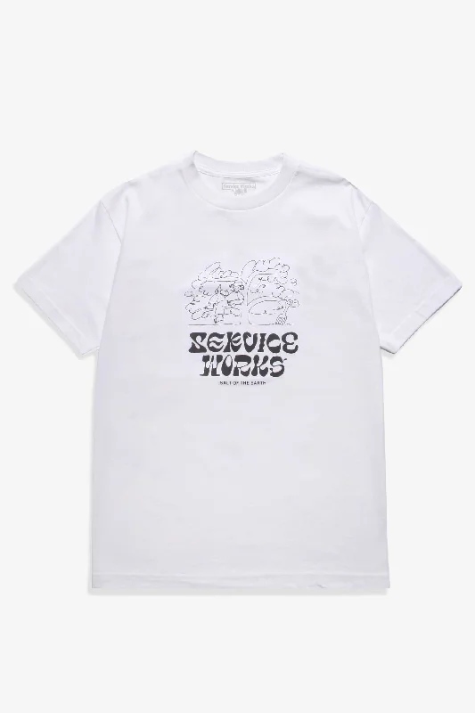 Special Offer Service Works - Salt of the Earth Tee - White