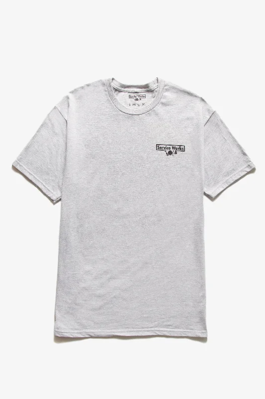 Super Bargain Service Works - Trademark Tee - Heather Grey