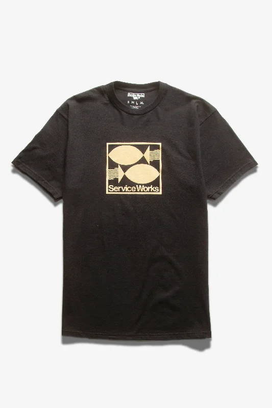 New Markdowns Service Works - Turbot Tee - Black