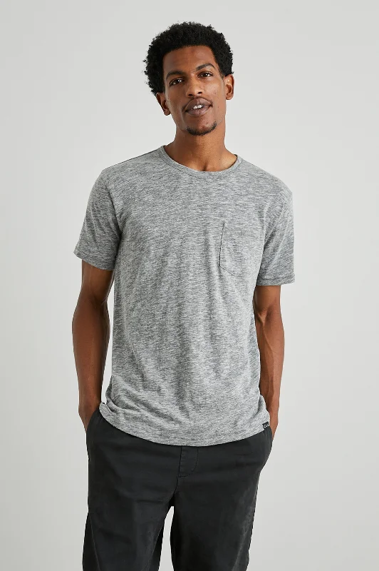 Weekend Offers That Shine SKIPPER T-SHIRT - HEATHER GREY