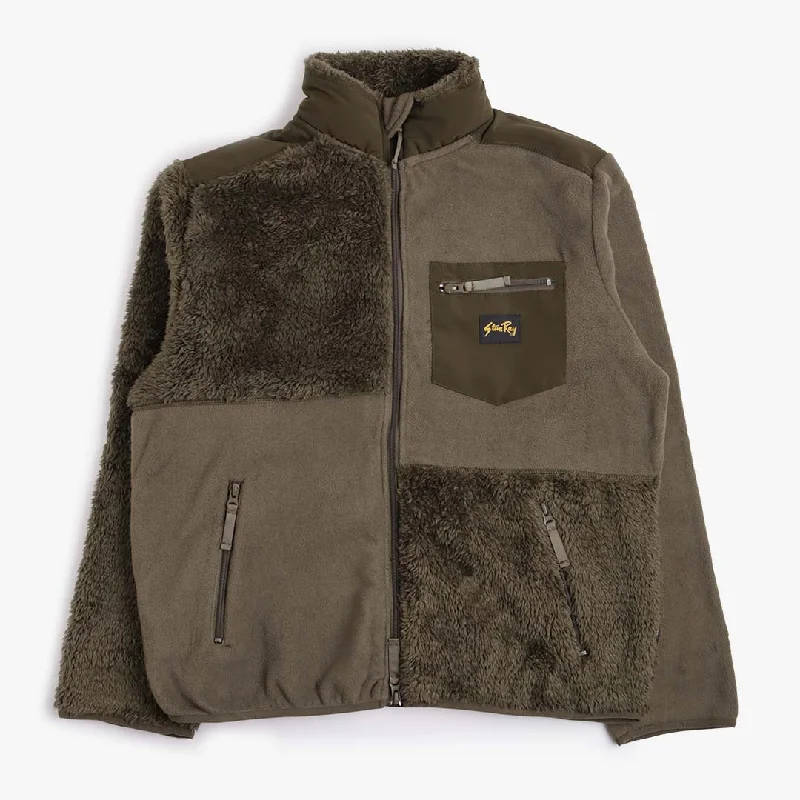 Savings Spectacular Stan Ray Patchwork Fleece Jacket
