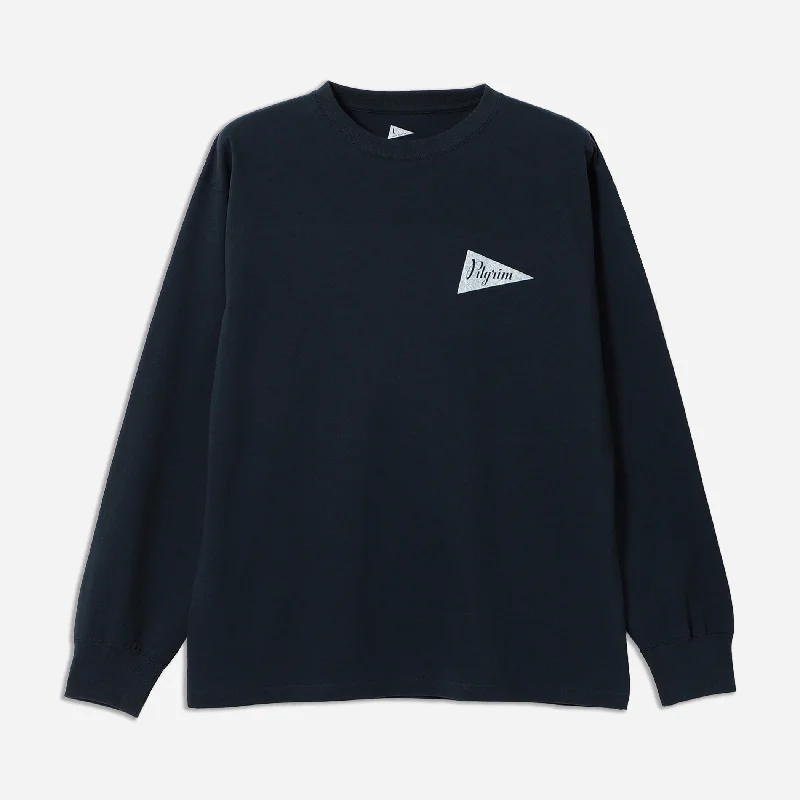 YEAR-End Clearance SURF AND SUPPLY LS T-SHIRT - NAVY