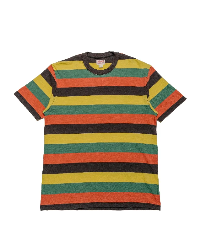 Deal Alert The Real McCoy's BC24002 Buco Stripe Tee S/S Tricolor