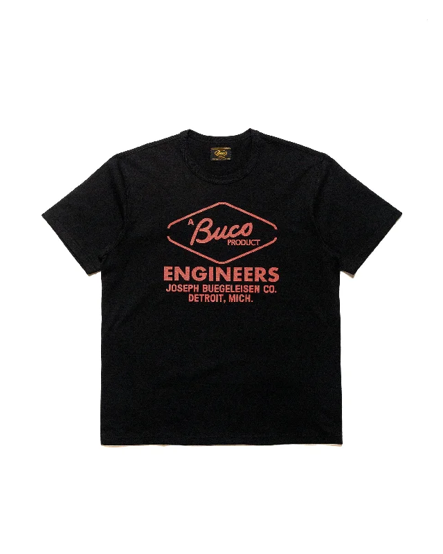 Hurry In The Real McCoy's BC24003 Buco Tee / Engineers Black
