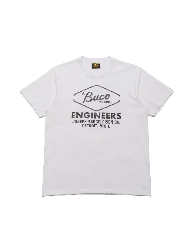 Low Price The Real McCoy's BC24003 Buco Tee / Engineers White
