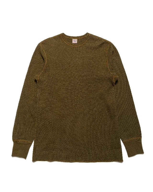 Weekend Deals That Dazzle The Real McCoy's MC22109 U.S. Army Military Thermal Shirt Olive