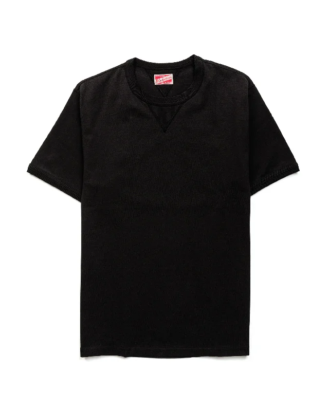 Act Fast The Real McCoy's MC23020 Gusset Tee Black