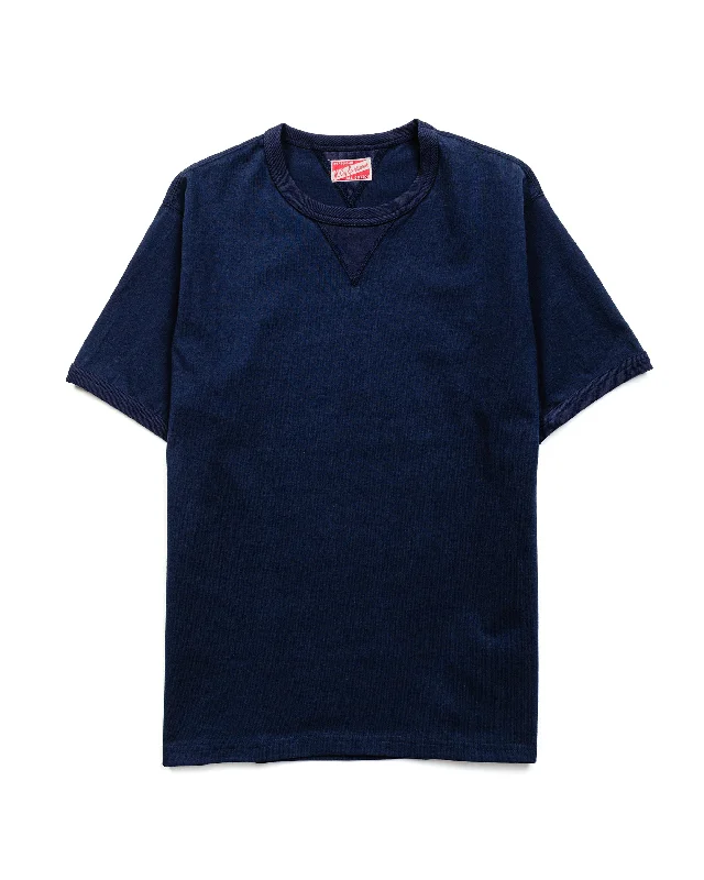 Weekend Bargains to Indulge In The Real McCoy's MC23020 Gusset Tee Navy