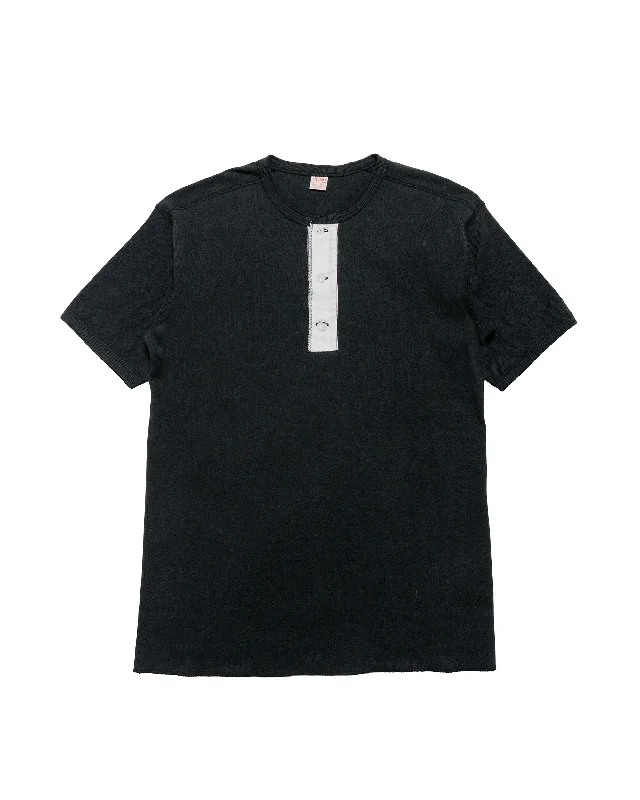 Weekend Discounts to Enjoy The Real McCoy's MC23022 Union Henley Undershirt S/S Black