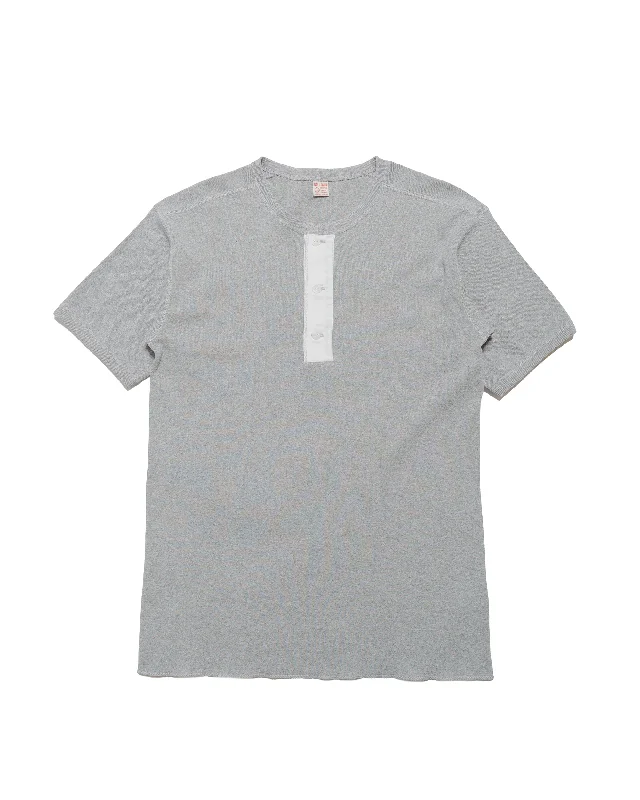 Weekend Deals That Spark The Real McCoy's MC23022 Union Henley Undershirt S/S Medium Grey