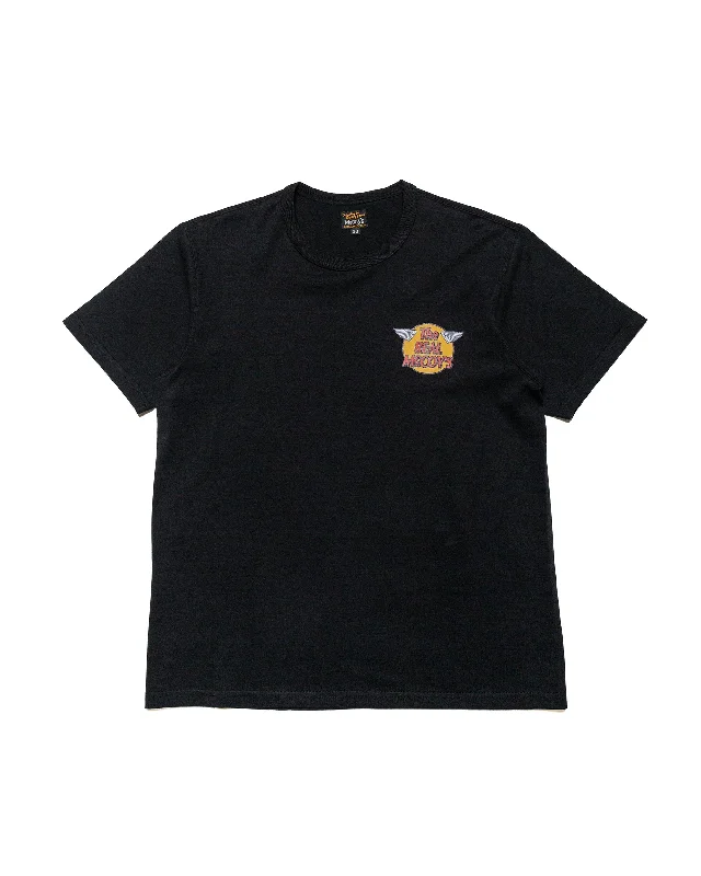 Buy Today The Real McCoy's MC24004 The Real McCoy's Logo Tee S/S Black
