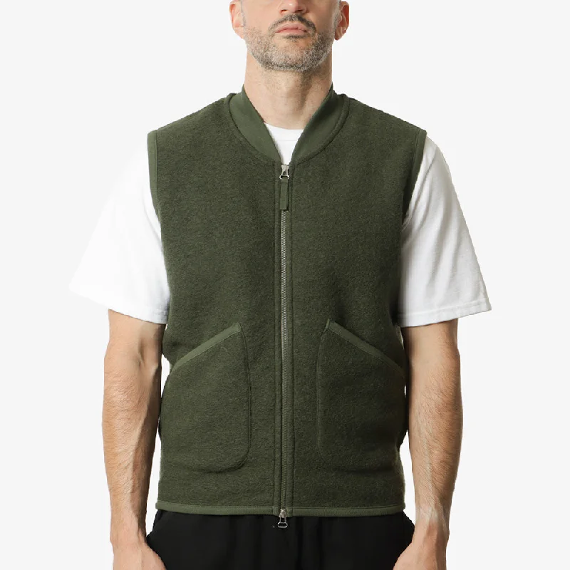 Major Savings Universal Works Zip Waistcoat