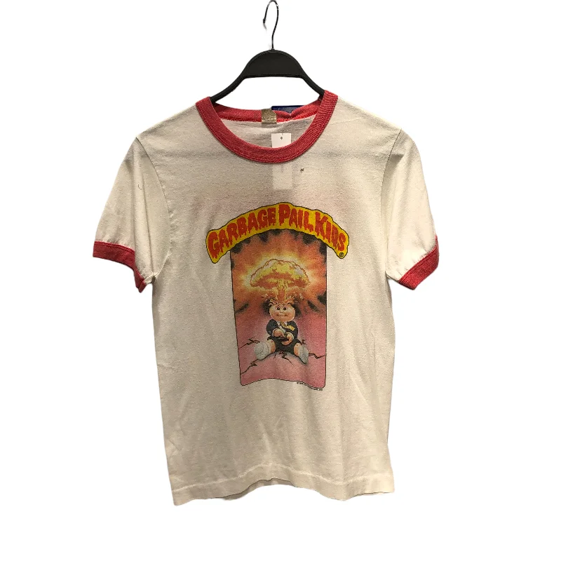 Weekend Special Vintage/GARBAGE PAIL KIDS/T-Shirt/S/WHT/Cotton/Plain
