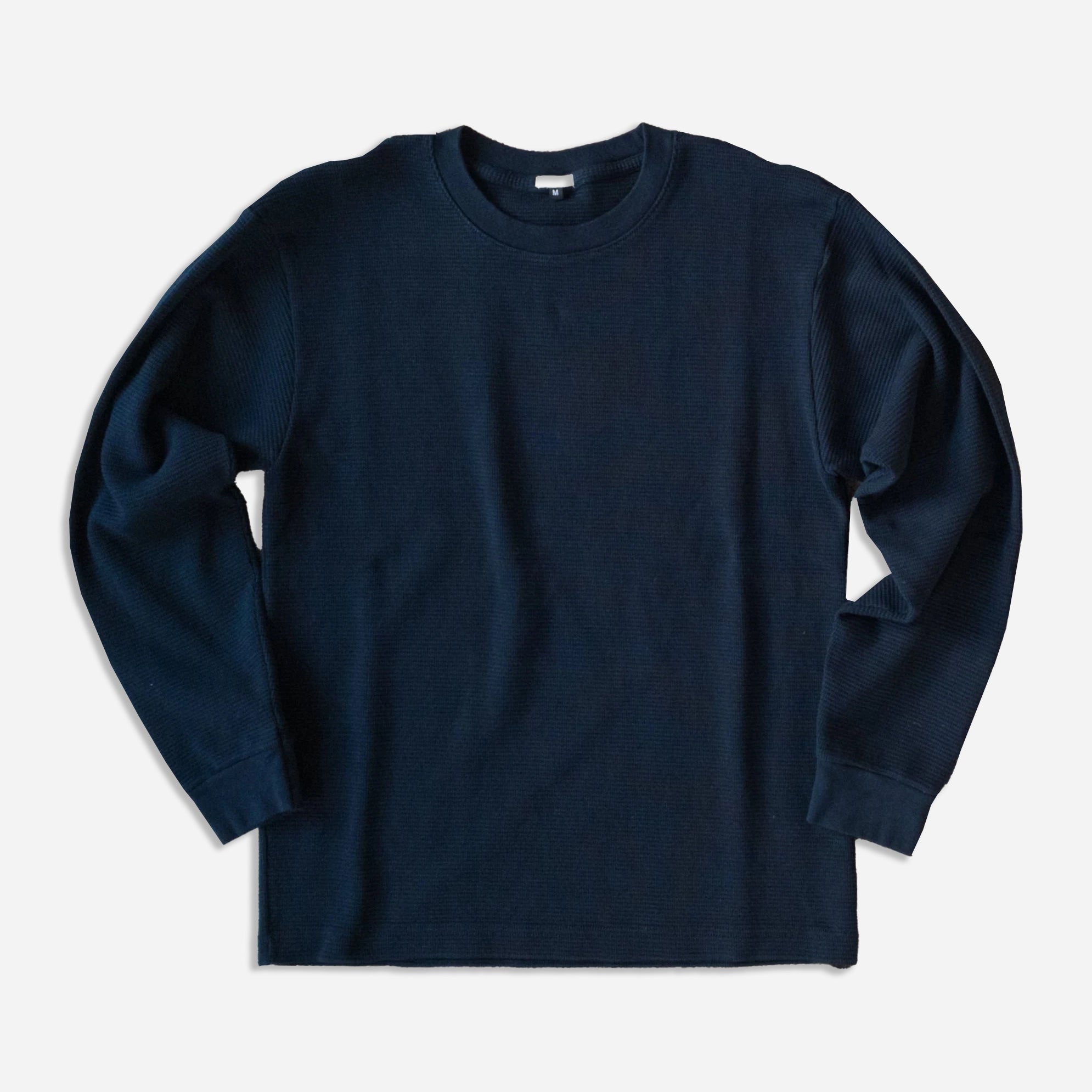 Unbeatable Prices WAFFLE THERMAL LONG SLEEVE TEE - NAVY