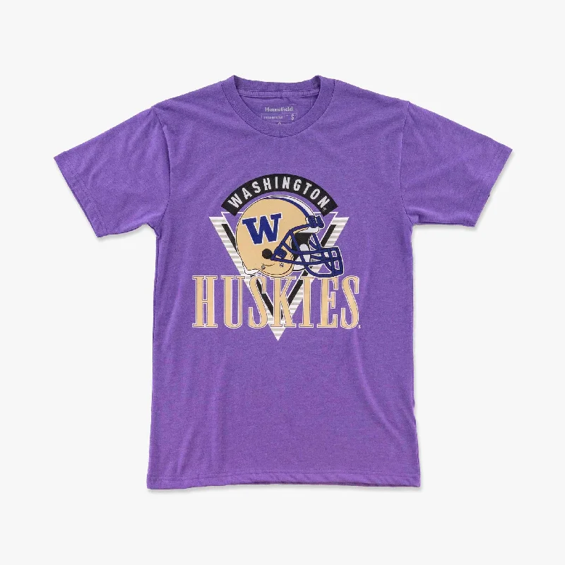 Savings Bonanza Washington Huskies 90's Triangle Purple T-Shirt