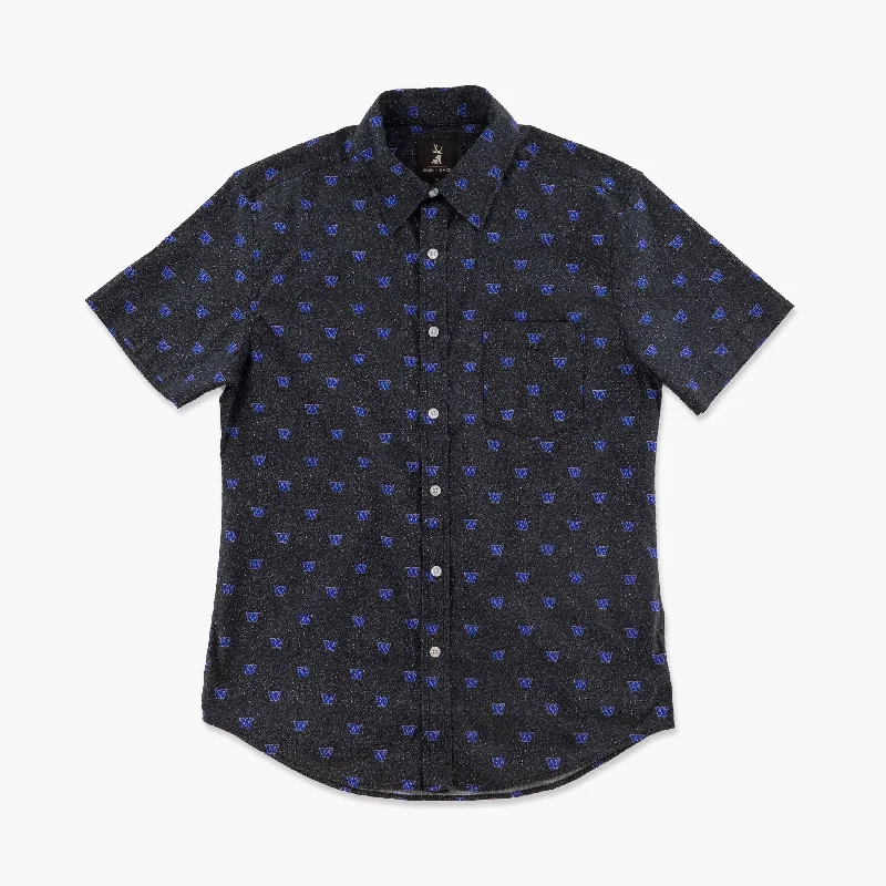 Factory Direct Sale Washington Huskies Blackout Tailgate Button-Up Shirt