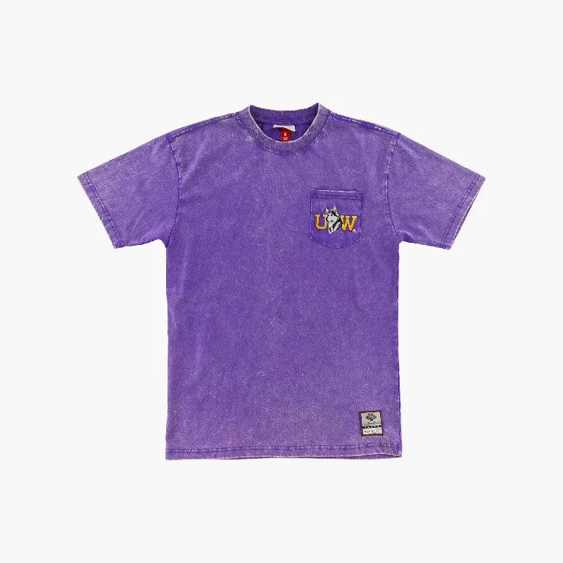 Discount Days Washington Huskies Dubs Up Vintage Wash Premium Pocket T-Shirt