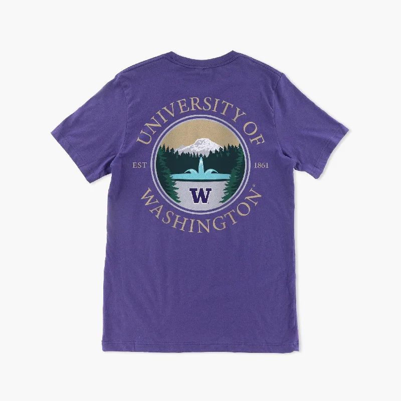 Weekend Deal Washington Huskies Rainier Vista Purple T-Shirt