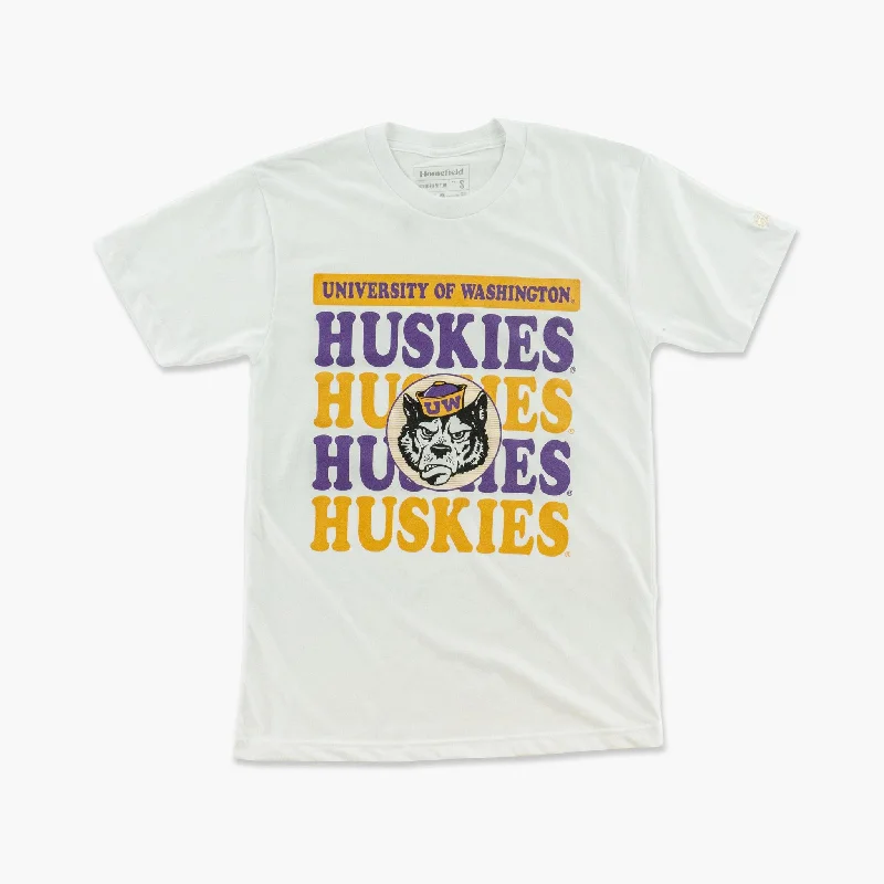 Price Cut Washington Huskies Repeating Name Sailor Dawg T-Shirt