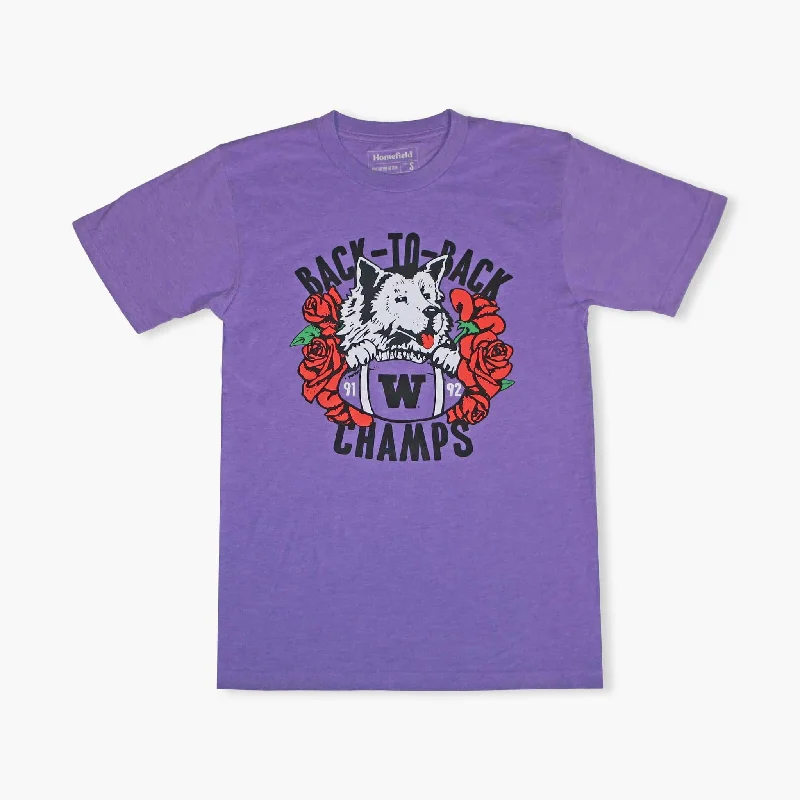 Exclusive Savings Washington Huskies Roses T-Shirt